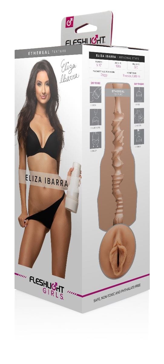 Fleshlight Male Masturbators Fleshlight Girls Eliza Ibarra Ethereal  Realistic Masturbator Discreet