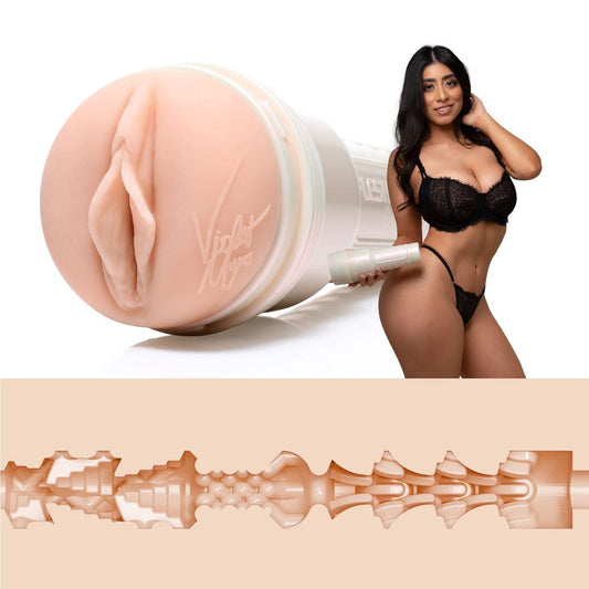 Fleshlight Male Masturbators Fleshlight Girls Violet Myers Waifu  Realistic Masturbator Discreet Adjustable