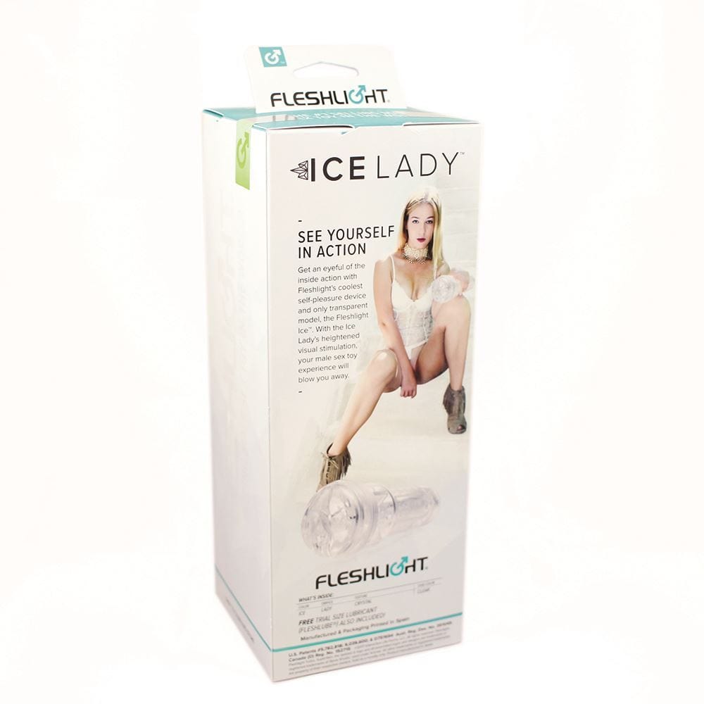 Fleshlight Male Masturbators Fleshlight Ice Lady Crystal Transparent Masturbator