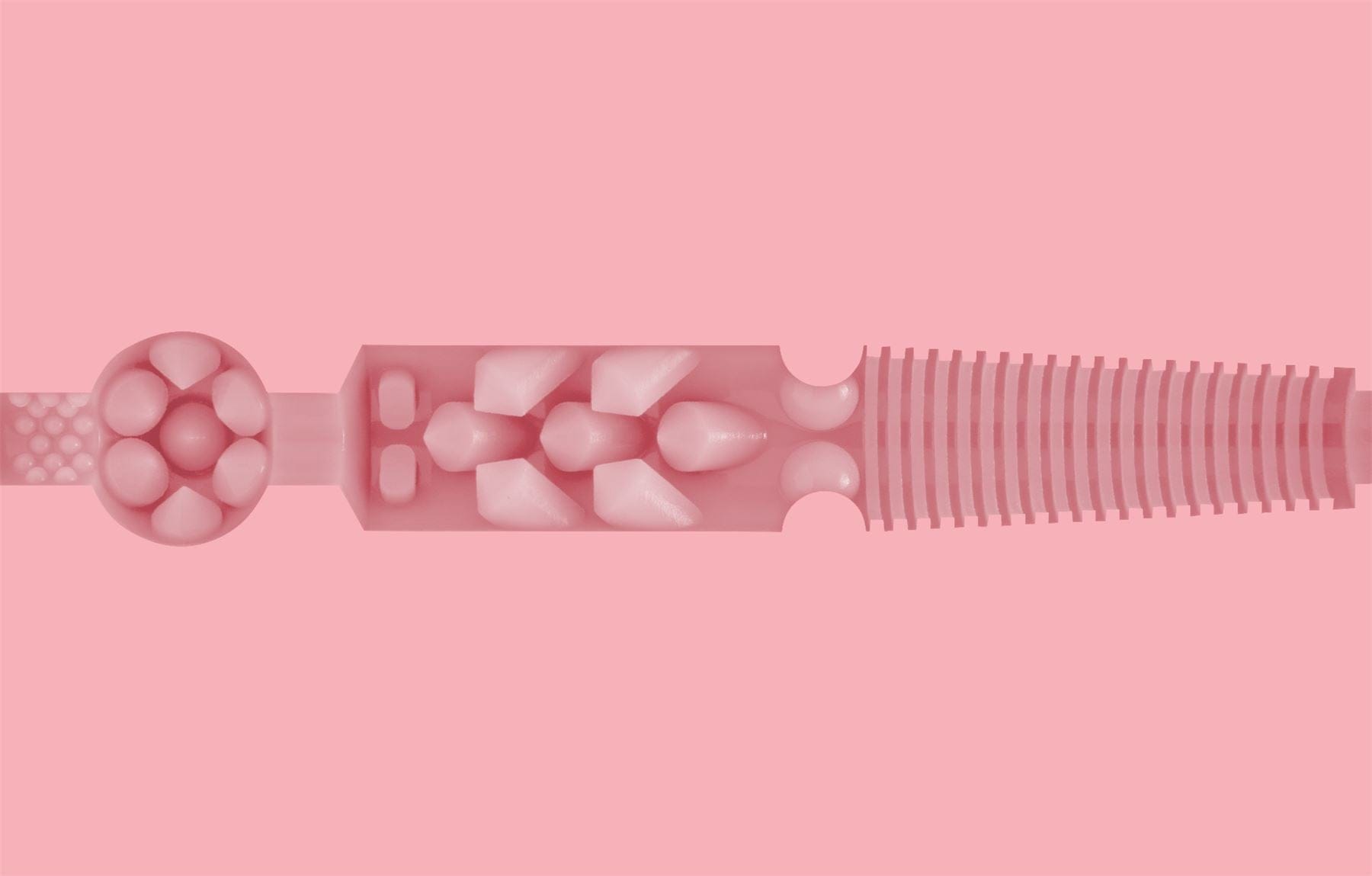 Fleshlight Male Masturbators Fleshlight Pink Butt Destroya Intense Texture Masturbator Anal