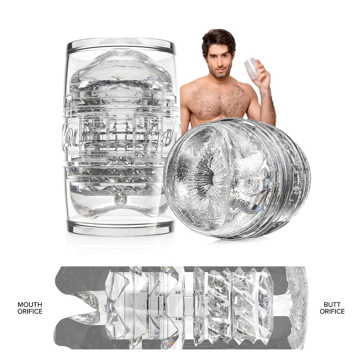 Fleshlight Male Masturbators Fleshlight Quickshot Diego Sans Compact Male Masturbator for Couples