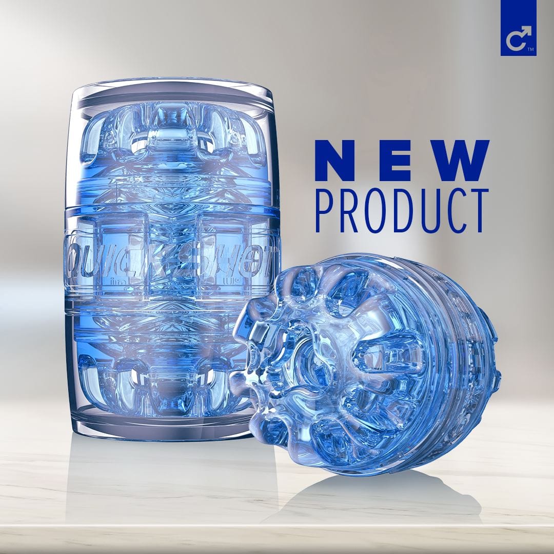 Fleshlight Male Masturbators Fleshlight Quickshot Turbo Blue Ice Compact Masturbator