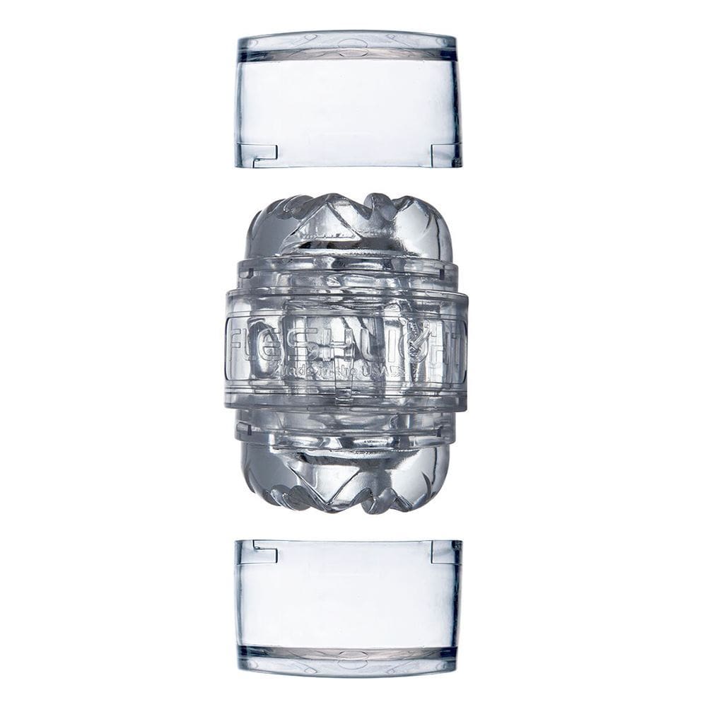Fleshlight Male Masturbators Fleshlight Quickshot Vantage Transparent Compact Stroker for Couples