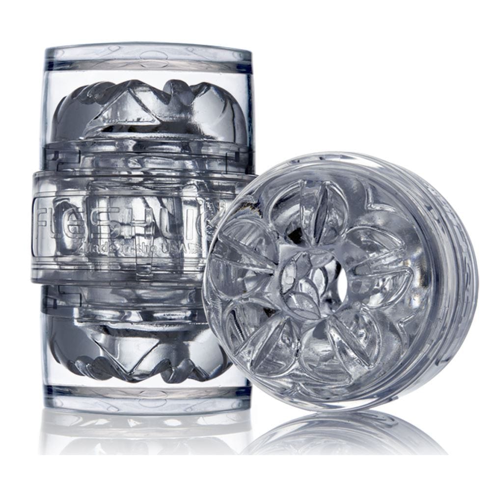 Fleshlight Male Masturbators Fleshlight Quickshot Vantage Transparent Compact Stroker for Couples