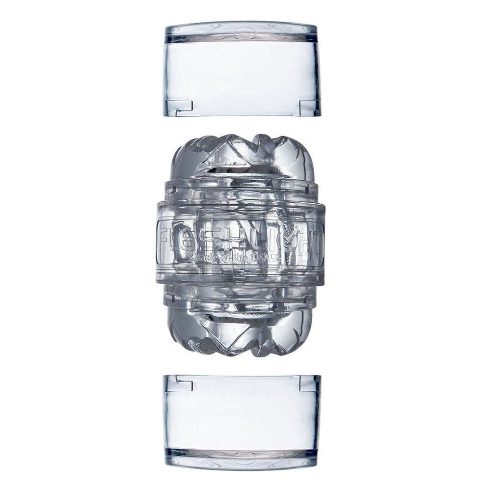 Fleshlight Male Masturbators Fleshlight Quickshot Vantage Transparent Compact Stroker for Couples
