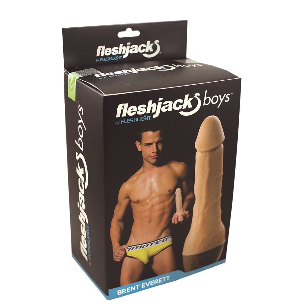 Fleshlight Realistic Dildos Fleshjack Boys Brent Everett Realistic Silicone 8 Inch Dildo
