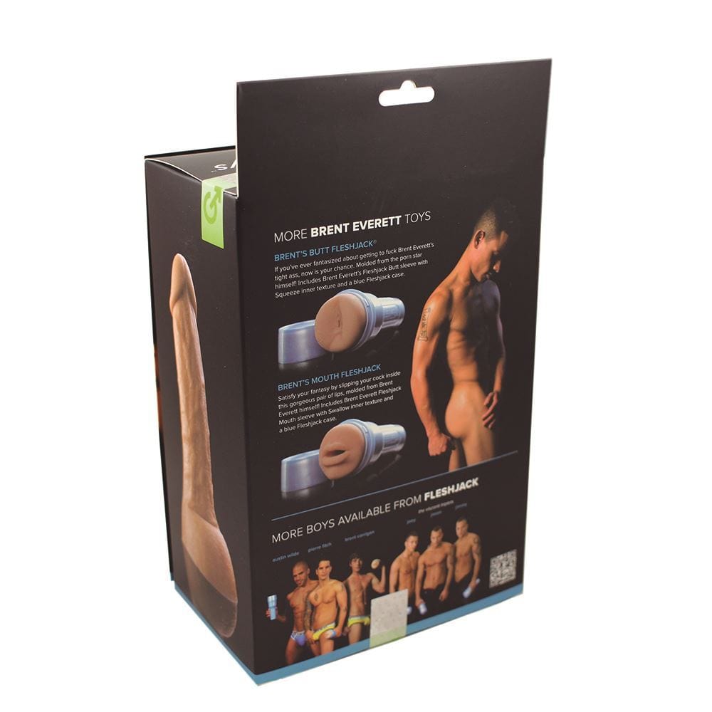 Fleshlight Realistic Dildos Fleshjack Boys Brent Everett Realistic Silicone 8 Inch Dildo