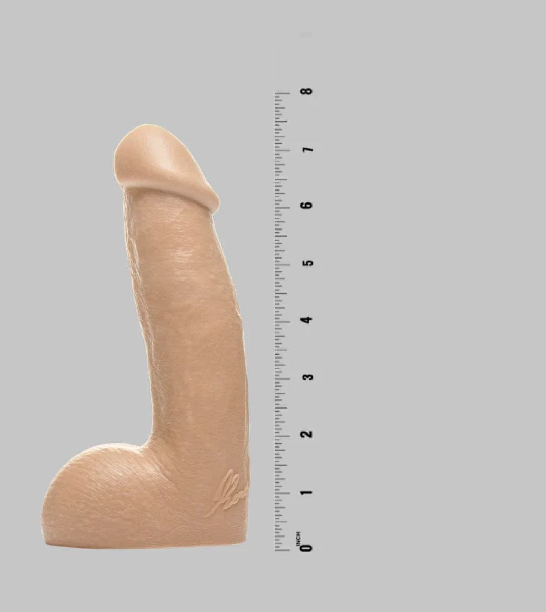 Fleshlight Realistic Dildos Fleshjack Boys Reno Gold Realistic 7.5 Inch Dildo