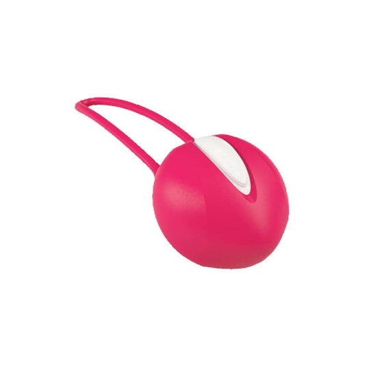Fun Factory Kegel Balls Fun Factory Smartball Uno Kegel Ball - White/India Red Silicone