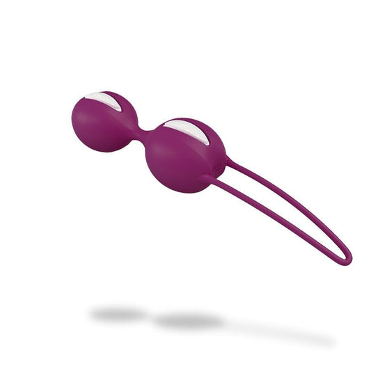 Fun Factory Kegel Balls Fun Factory Smartballs Duo Kegel Balls - White/Grape Silicone