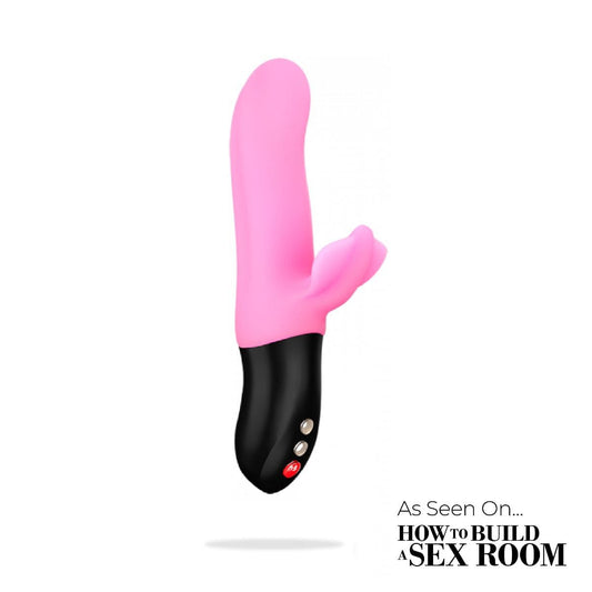 Fun Factory Rabbit Vibrators Fun Factory Stronic Fusion Rabbit Pulsator - Candy Rose Vibrating Clitoral