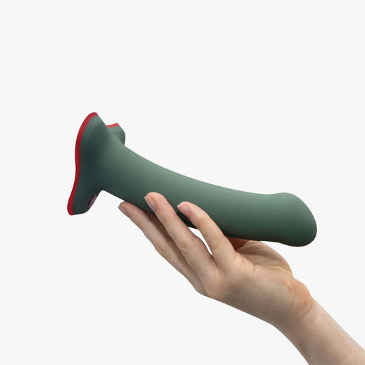 Fun Factory Realistic Dildos Fun Factory Magnum Silicone Dildo - Wild Olive Silicone