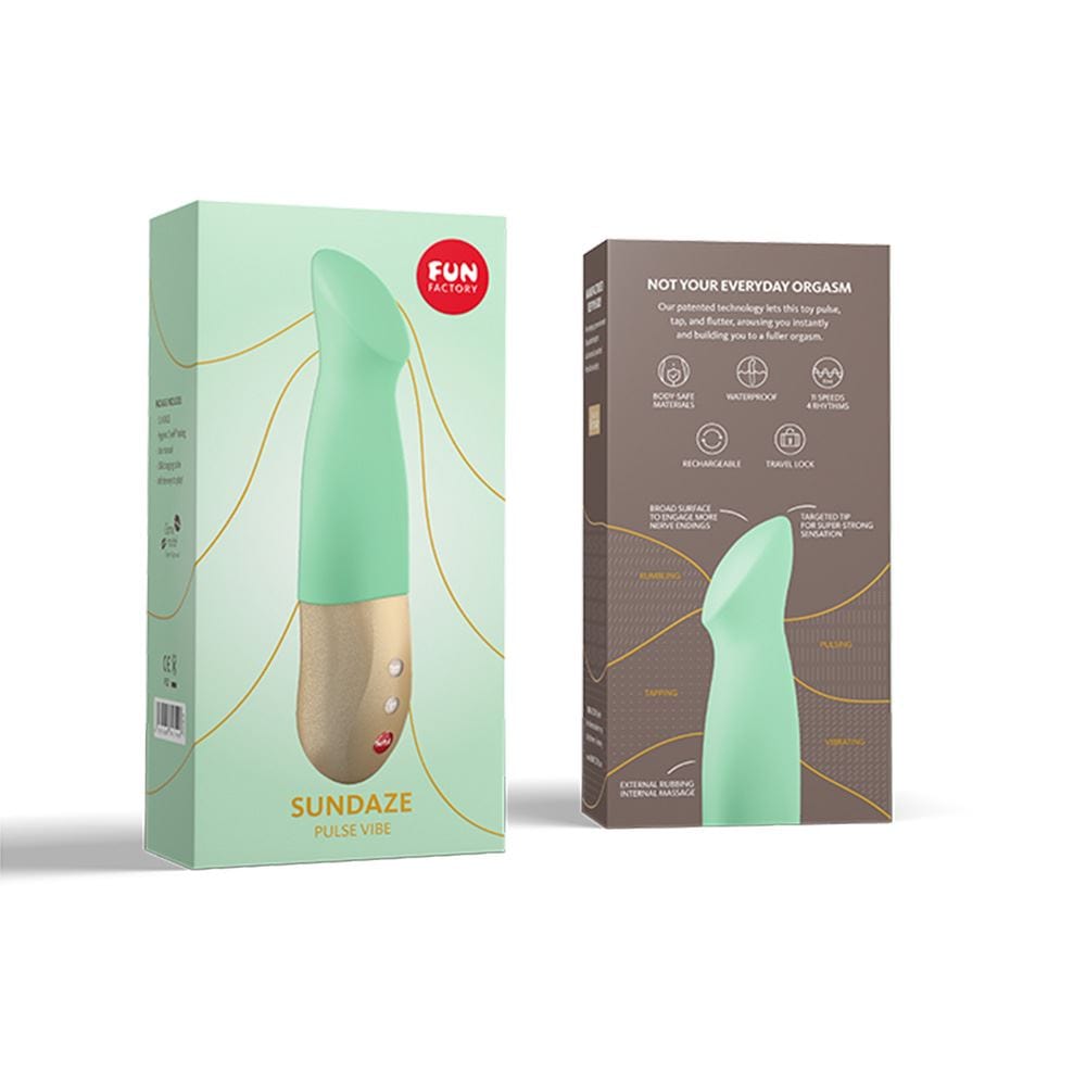 Fun Factory Realistic Vibrators Fun Factory Sundaze Pulsating Vibrator: Pistachio