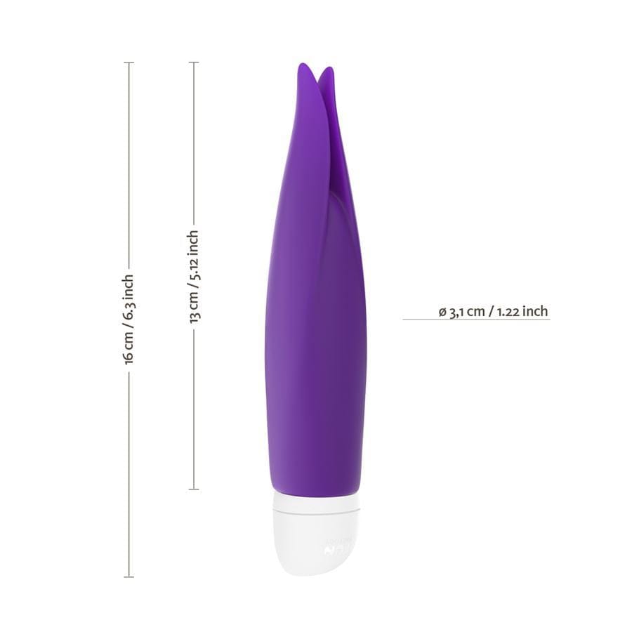 Fun Factory Realistic Vibrators Fun Factory Volita Slim Mini Vibrator: Violet USB Rechargeable Clitoral Stimulator