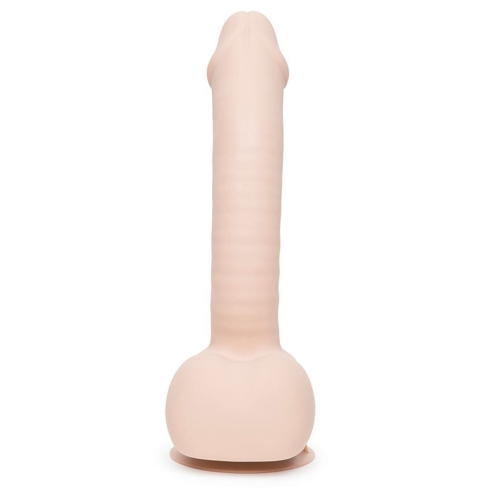 Uprize Remote Control Rising 8 Inch Vibrating Realistic Dildo in Pink Flesh - Spanksy