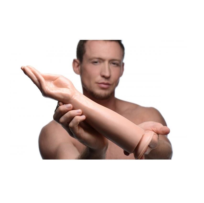 Master Series Realistic Dildos Master Series The Fister Hand and Forearm Dildo Light (15”) - hand-shaped