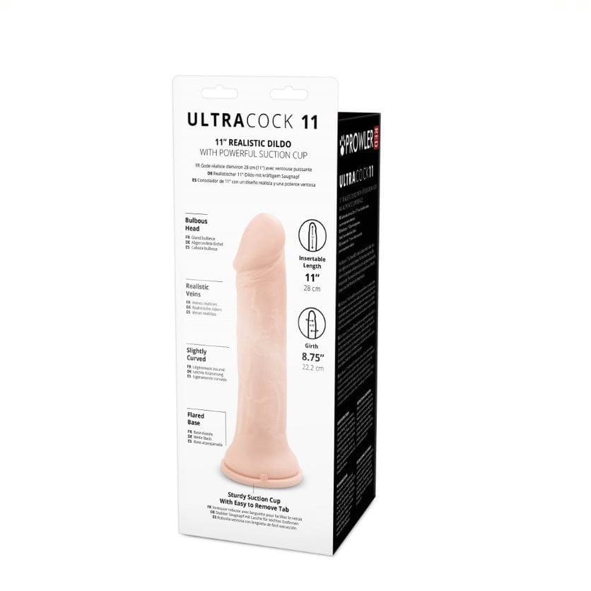Prowler Red Realistic Dildos Prowler RED Ultra Cock 11 - extra large, realistic Dildo