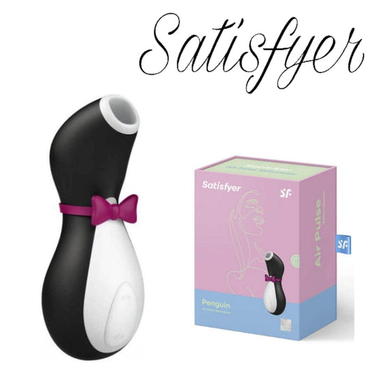 Satisfyer Penguin Clitoral Suction Vibrator Massager Clit Stimulator - Spanksy