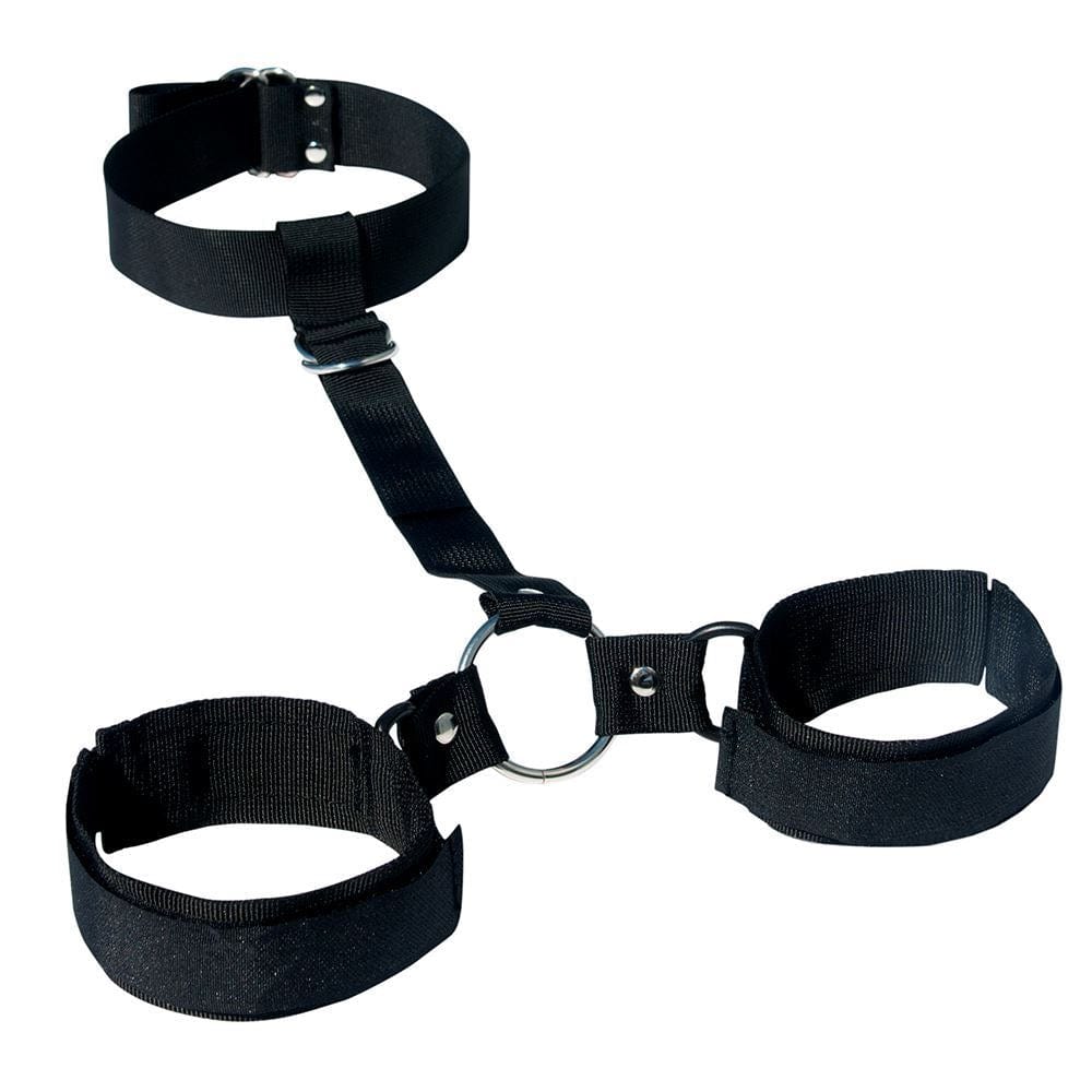 S&M Shadow Neck & Wrist Restraint - Spanksy