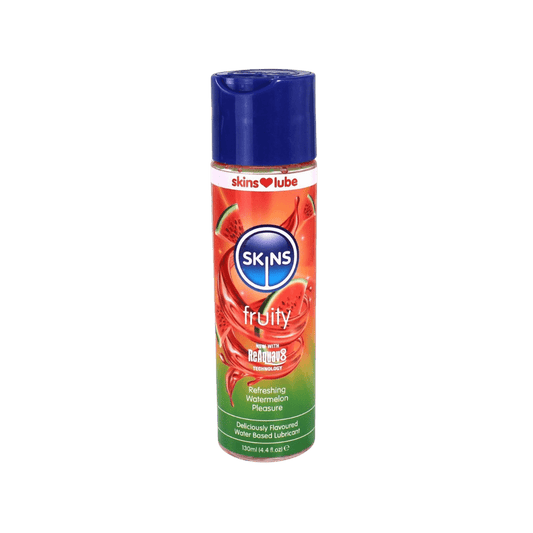 Skins Watermelon Water Based Lubricant 4.4 fl oz (130ml) - Spanksy