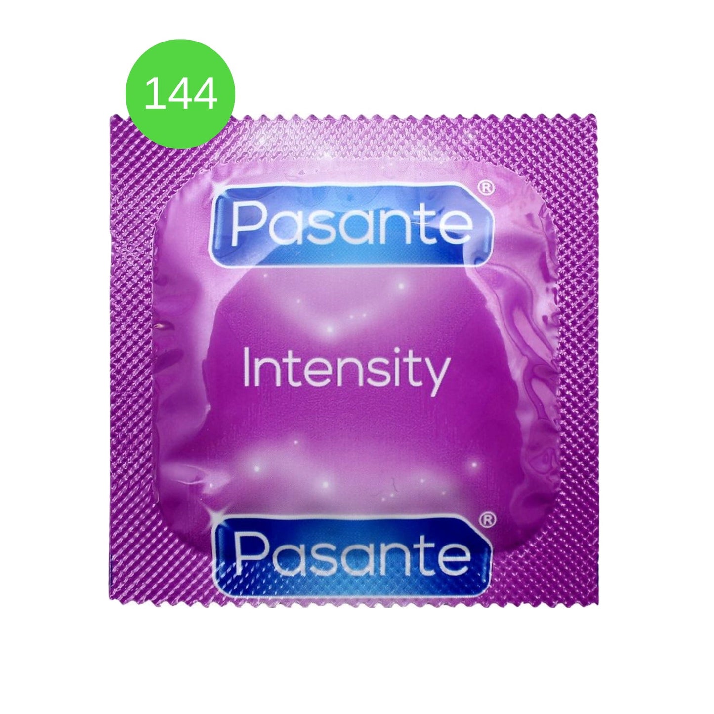 Pasante Condoms Intensity Ribbed Ribs & Dots CE Marked Vegan Friendly - Spanksy