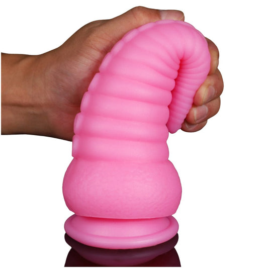 Pink Tentacle Dildo Sex Toy Monster 8 Inch Suction Cup Base - Spanksy