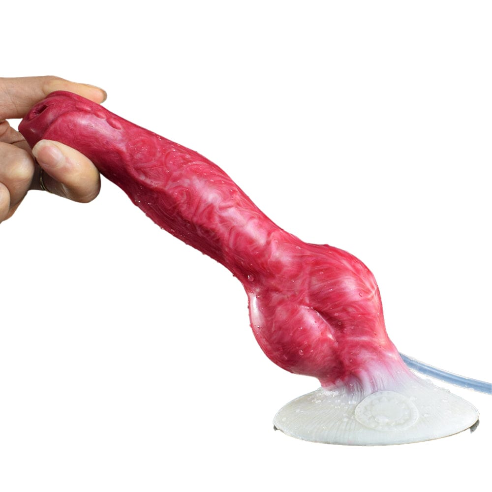Squirting Ejaculating Dildo Alien Sex Toy Fantasy Premium Silicone 7.5 Inches - Spanksy