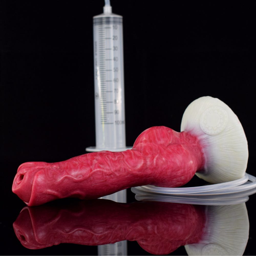 Squirting Ejaculating Dildo Alien Sex Toy Fantasy Premium Silicone 7.5 Inches - Spanksy