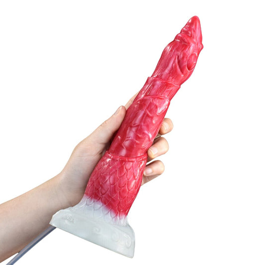 Squirting Ejaculating Dildo Alien Sex Toy Fantasy Premium Silicone 9 Inches - Spanksy