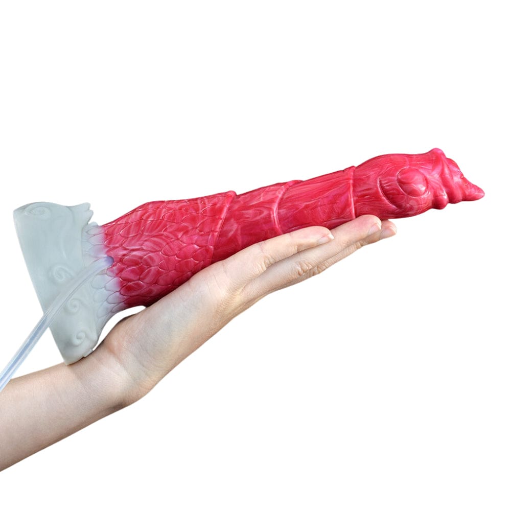 Squirting Ejaculating Dildo Alien Sex Toy Fantasy Premium Silicone 9 Inches - Spanksy