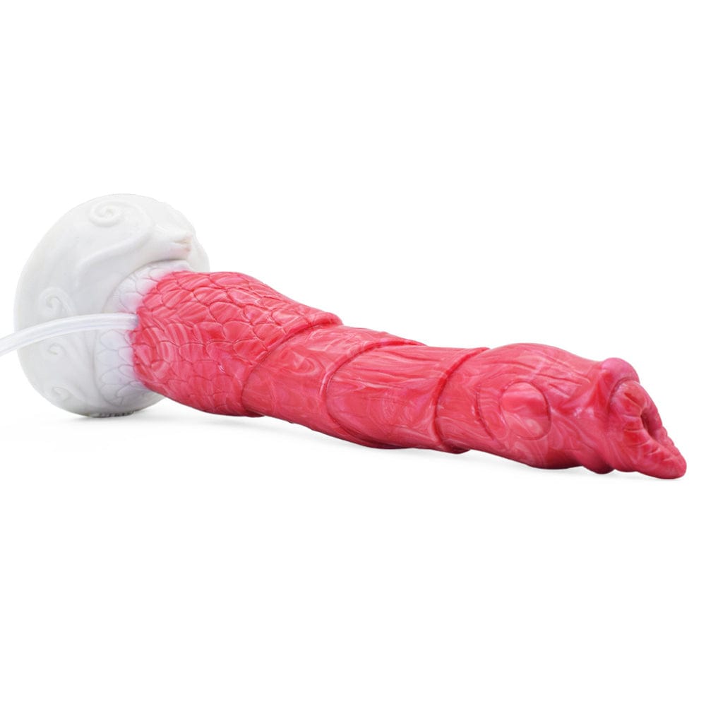 Squirting Ejaculating Dildo Alien Sex Toy Fantasy Premium Silicone 9 Inches - Spanksy
