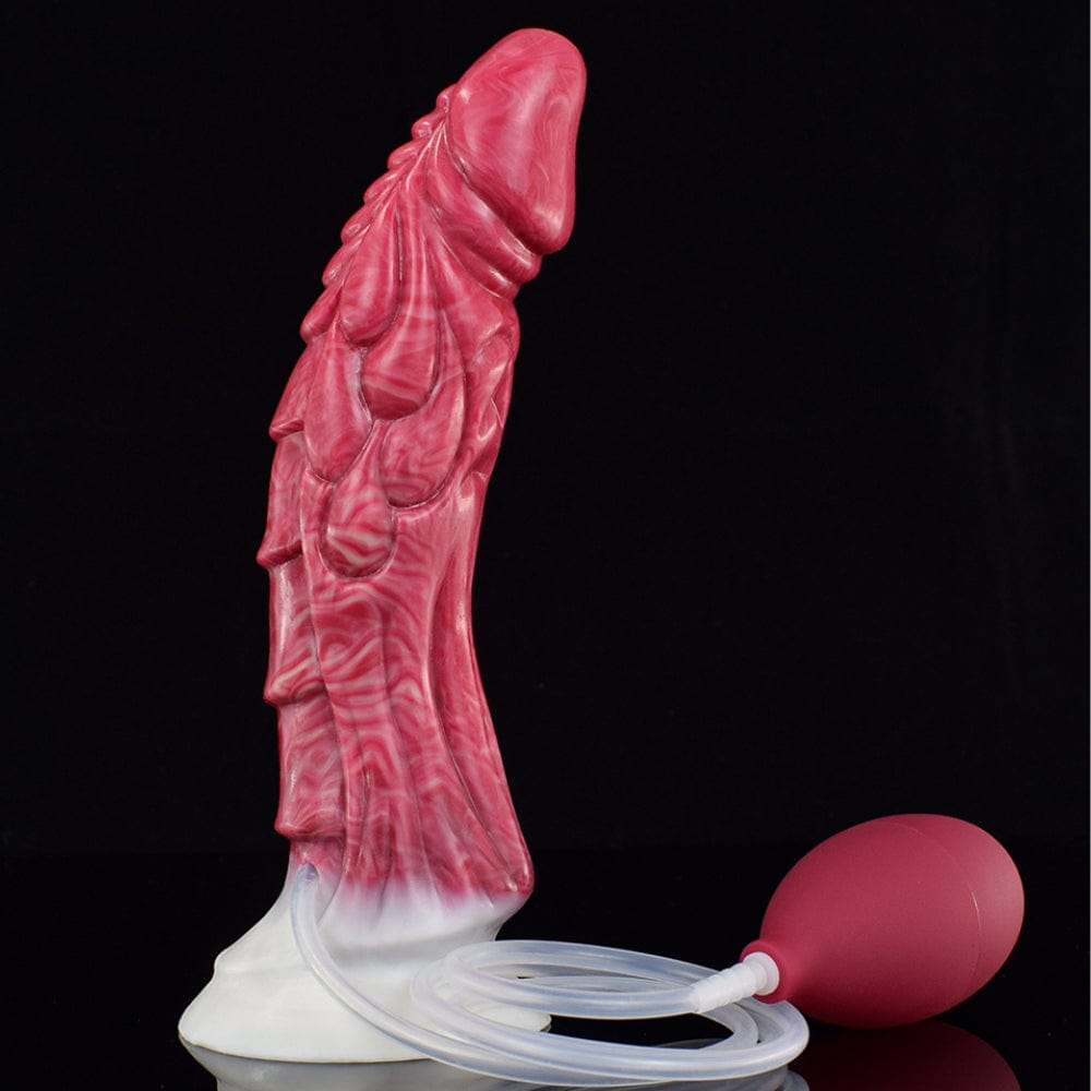 Squirting Ejaculating Dildo Dragon Sex Toy Fantasy Premium Silicone 9 Inches - Spanksy