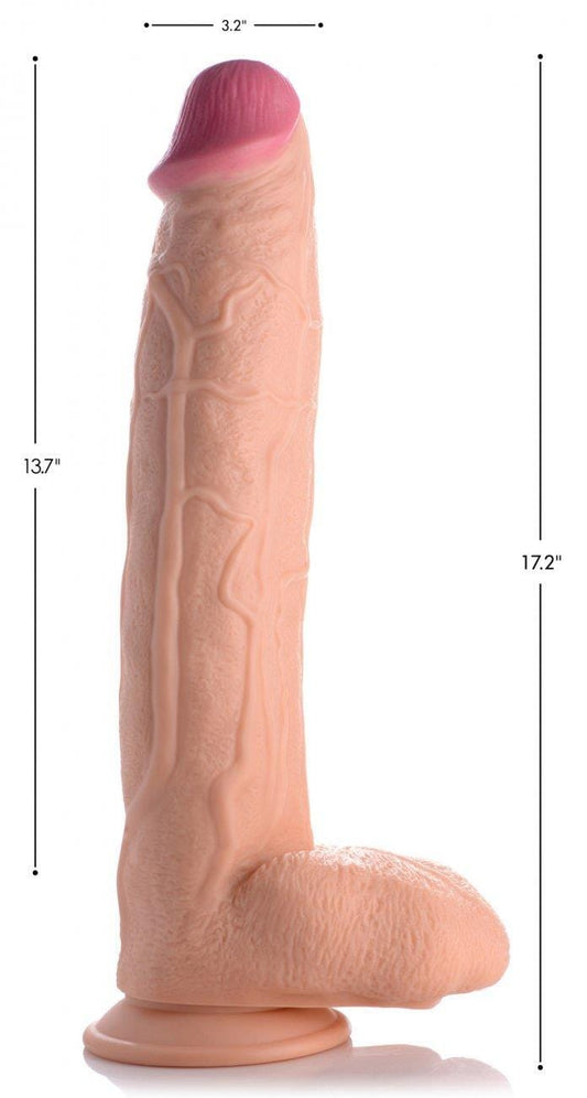 Massive Realistic Dildo Sex Toy 17"Strap On Sex Toy Discreet Packaging - Spanksy