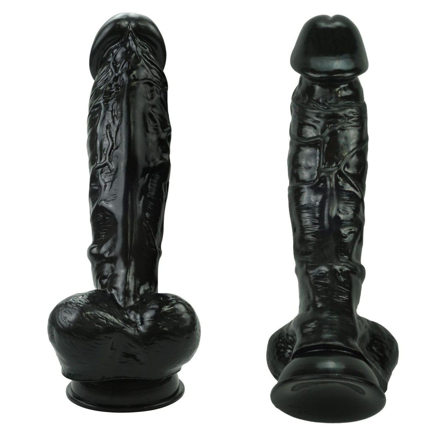 Spanksy Realistic Dildos Spanksy 9" Suction Base Dildo Black