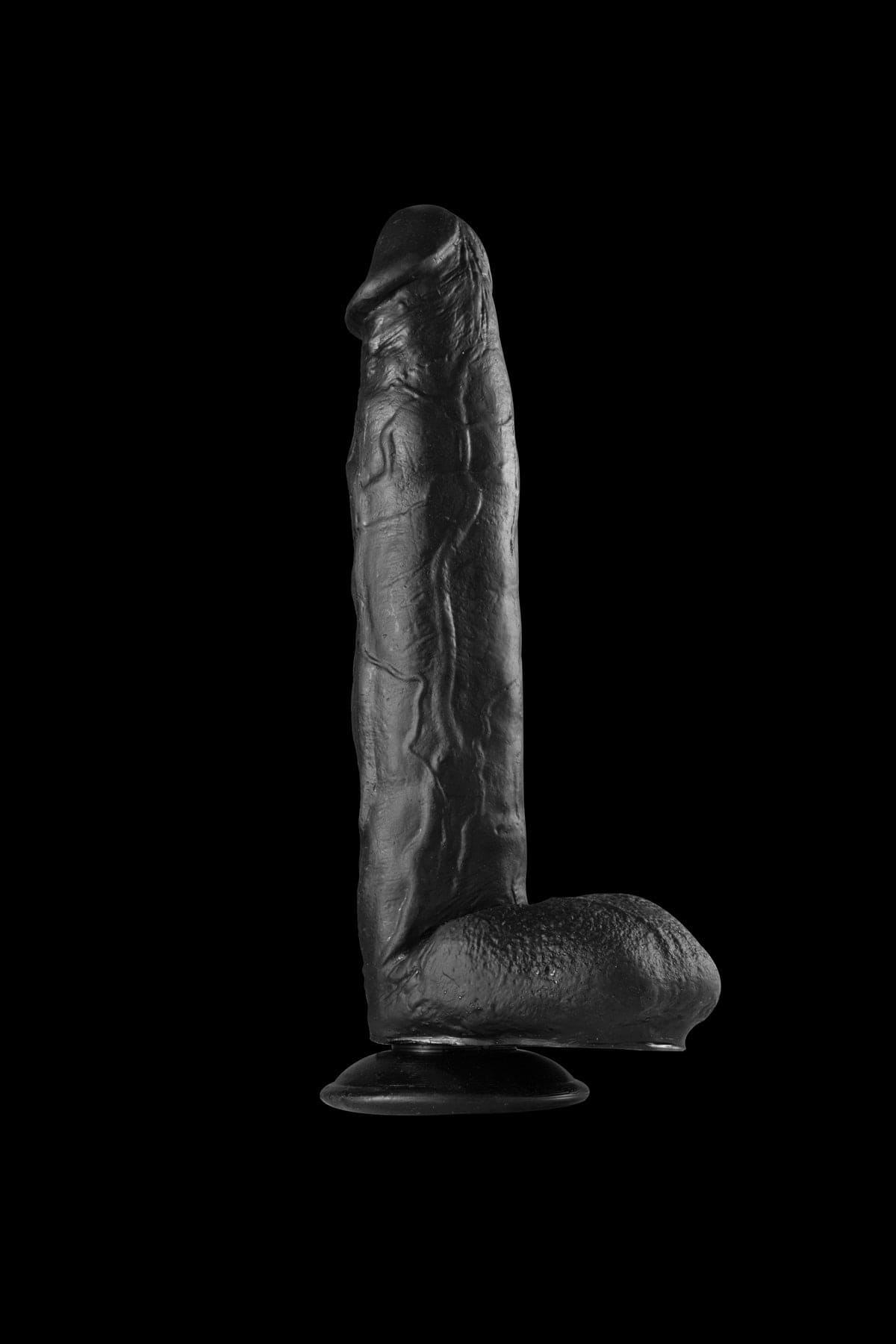 Spanksy Realistic Dildos Spanksy Huge 12" Suction Base Dildo in Black