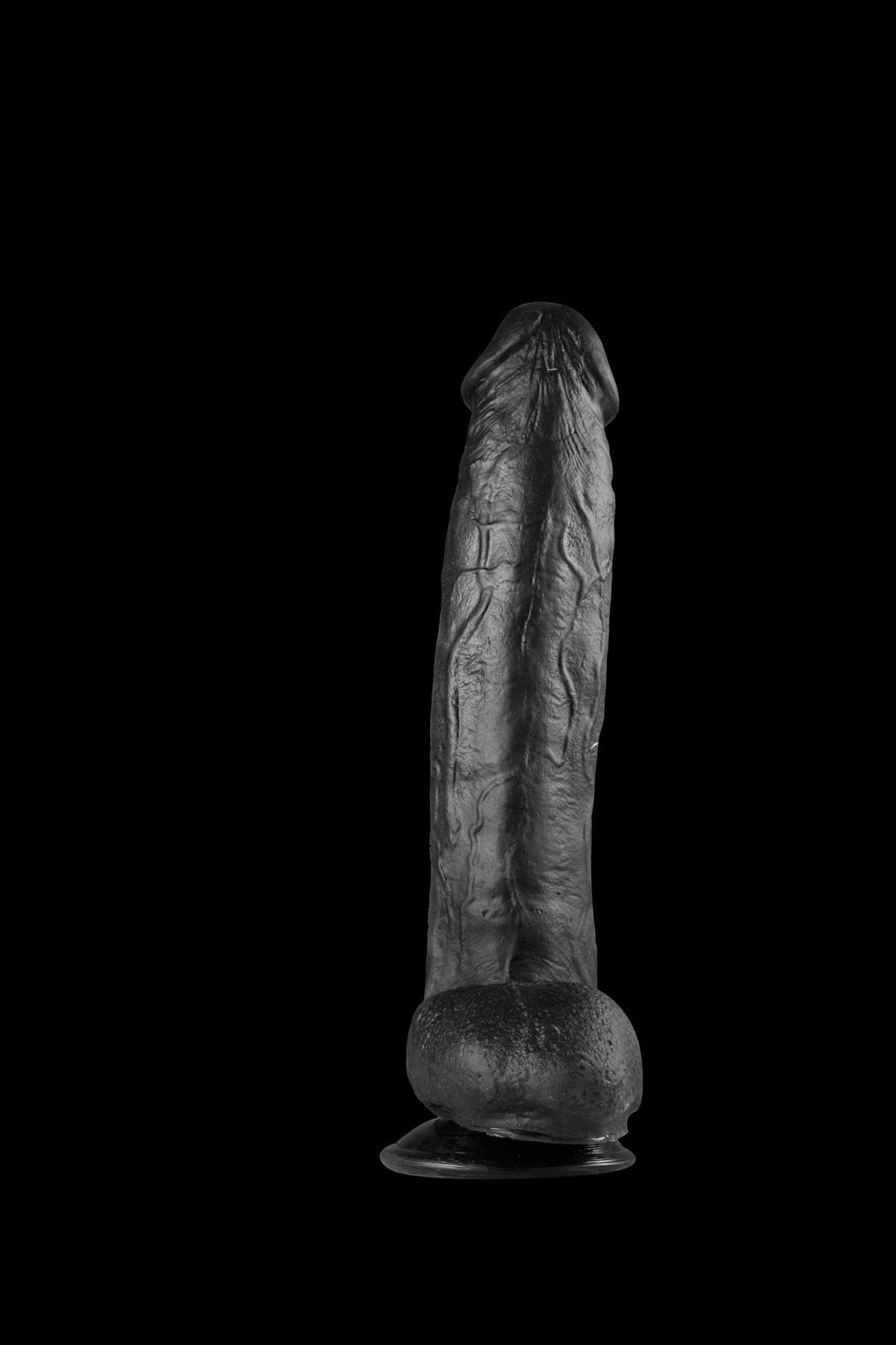 Spanksy Realistic Dildos Spanksy Huge 12" Suction Base Dildo in Black