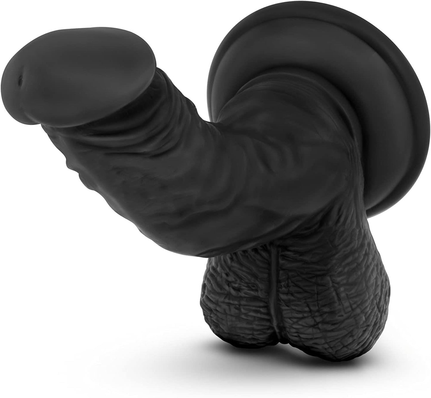Spanksy Realistic Dildos Spanksy Perfect Curved 6.5" Suction Base Dildo in Black