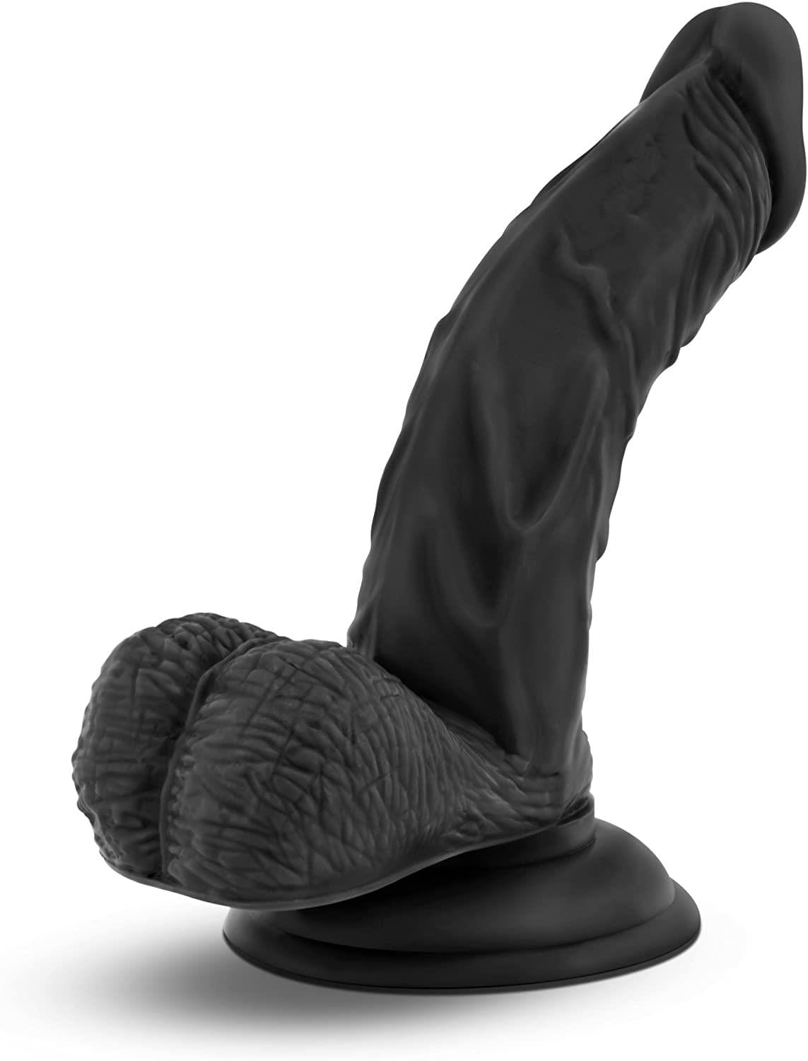 Spanksy Realistic Dildos Spanksy Perfect Curved 6.5" Suction Base Dildo in Black