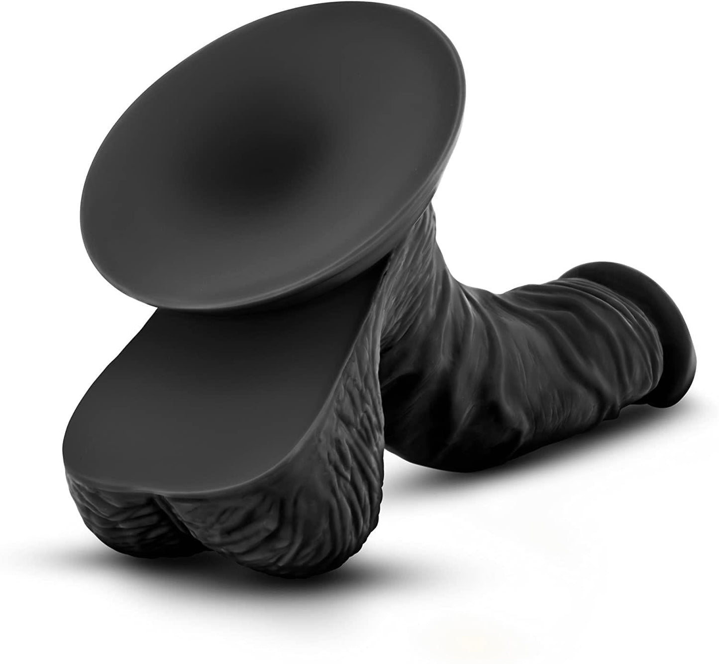 Spanksy Realistic Dildos Spanksy Perfect Curved 6.5" Suction Base Dildo in Black