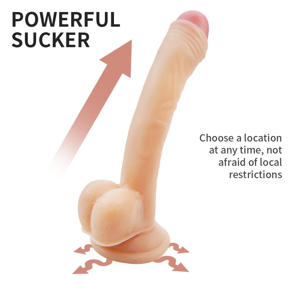 Spanksy Realistic Dildos Spanksy Uncut 7.5" Suction Base Dildo Flesh