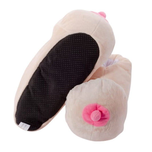 Boobs Slippers Adult Novelty UK Size 7-9 - Spanksy