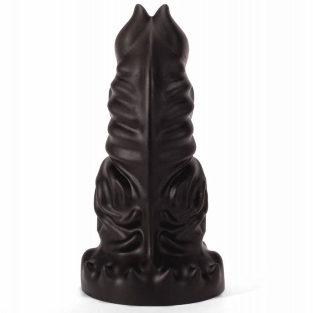 Big Black Thick Monster Dildo Anal Sex Toy Girthy Size Silicone 9 Inches - Spanksy