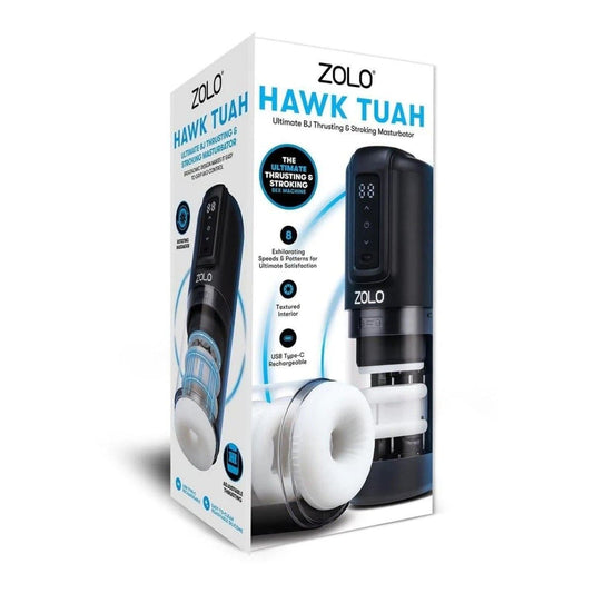 Zolo Male Masturbators Zolo Hawk Tuah Ultimate Blowjob - Textured Sleeve, Realistic Feel, Reusable