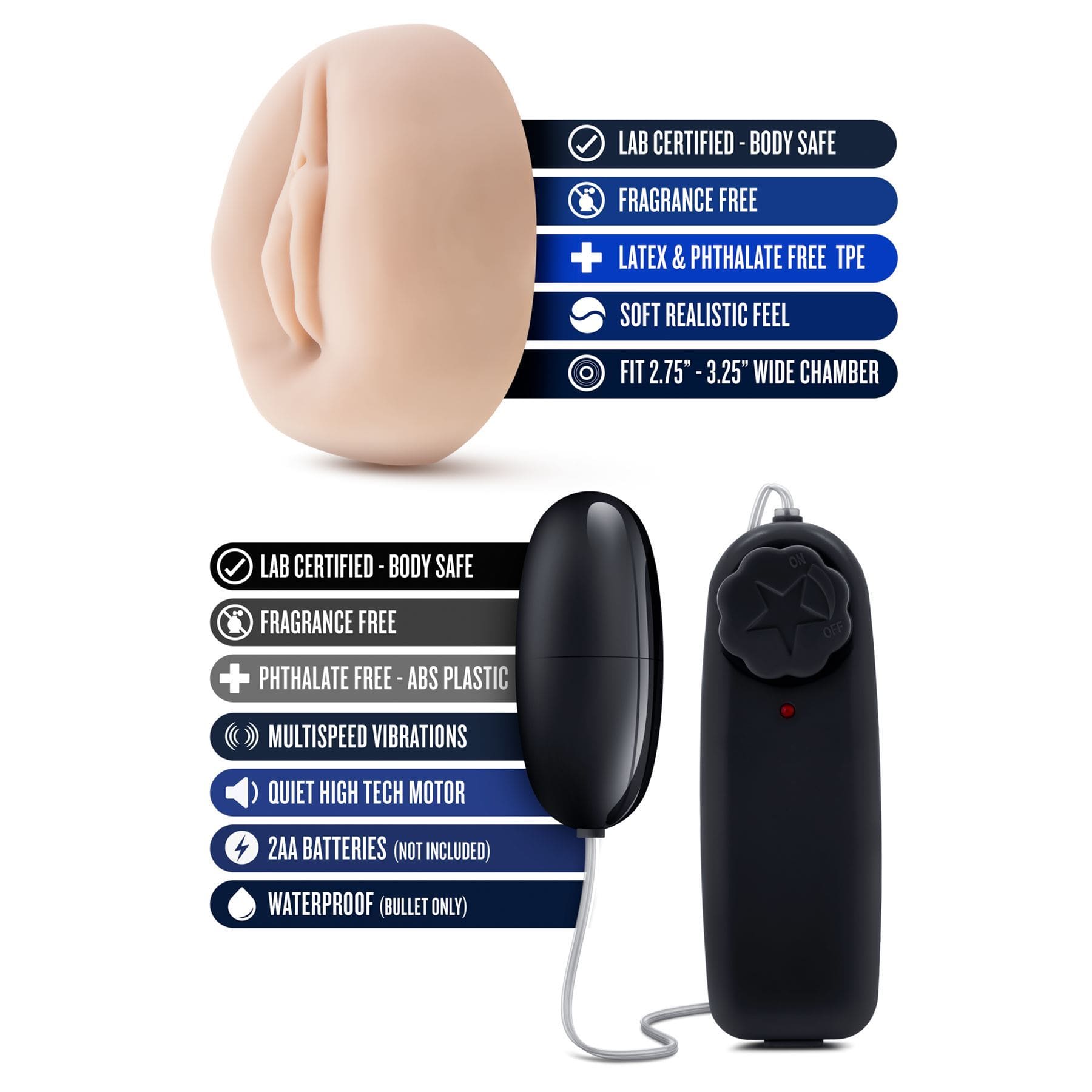 Performance XV4 Enhancement Vibrating Penis Pump Realistic Pussy Sleeve - Spanksy