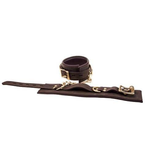 BOUND Nubuck Kinky Leather Ankle Restraints - Spanksy