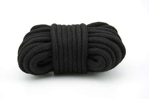 Bound to Please Erotic Bondage Rope Black - Spanksy