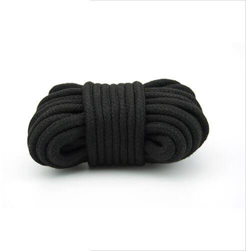 Bound to Please Erotic Bondage Rope Black - Spanksy