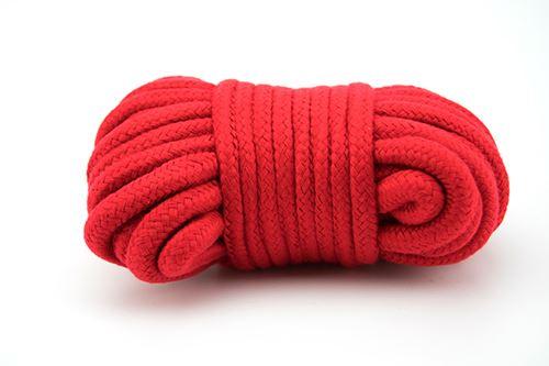 Bound to Please Erotic Bondage Rope Red - Spanksy