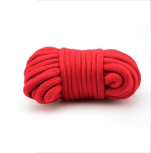 Bound to Please Erotic Bondage Rope Red - Spanksy