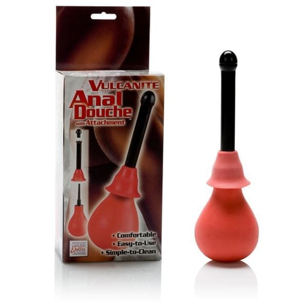 Unisex Vulcanite Douche Anal Vaginal Enema Colonic - Spanksy
